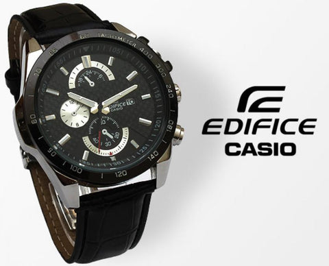 Edifice Black Belt Wrist Watch