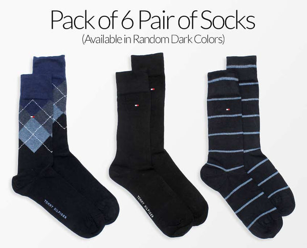 Pack of 6 Pair of Crew Socks