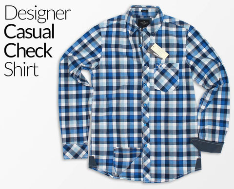 Designer Casual Check Shirt