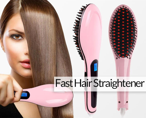 Fast Hair Straightener Brush