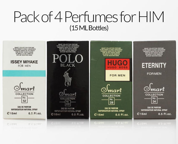 Pack of 4 Mini Perfumes for HIM