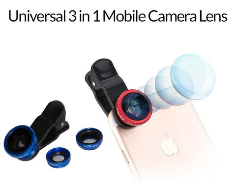 Universal 3 in 1 Mobile Camera Lens