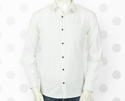 White Polka Dot Designer Shirt