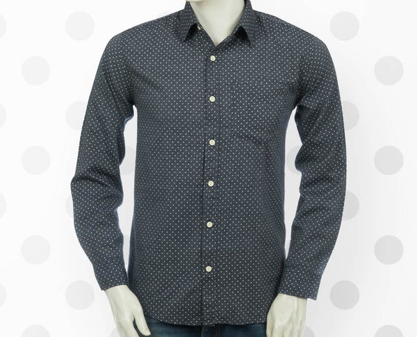 Blue Polka Dot Designer Shirt