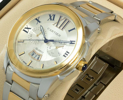 Cartier Two Tone Wrist Watch
