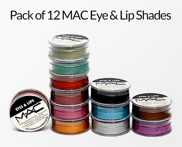 Pack of 12 MAC Eye & Lip Shades