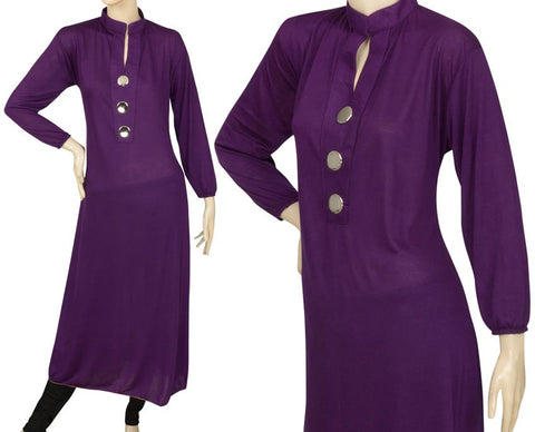Purple Mermaid Kurti