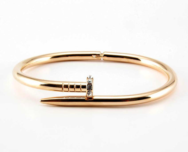 Golden Nail Bracelet